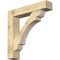 Ekena Millwork Olympic Block Rough Sawn Bracket w/ Offset Brace, Douglas Fir, 8"W x 40"D x 40"H BKT0806X40X40OLY05RDF - alternate 1